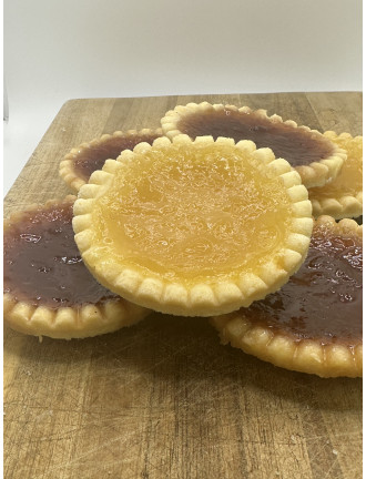 Gluten Free Jam and Lemon Curd Tarts