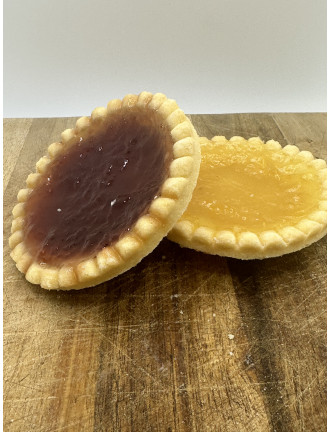 Gluten Free Jam and Lemon Curd Tarts