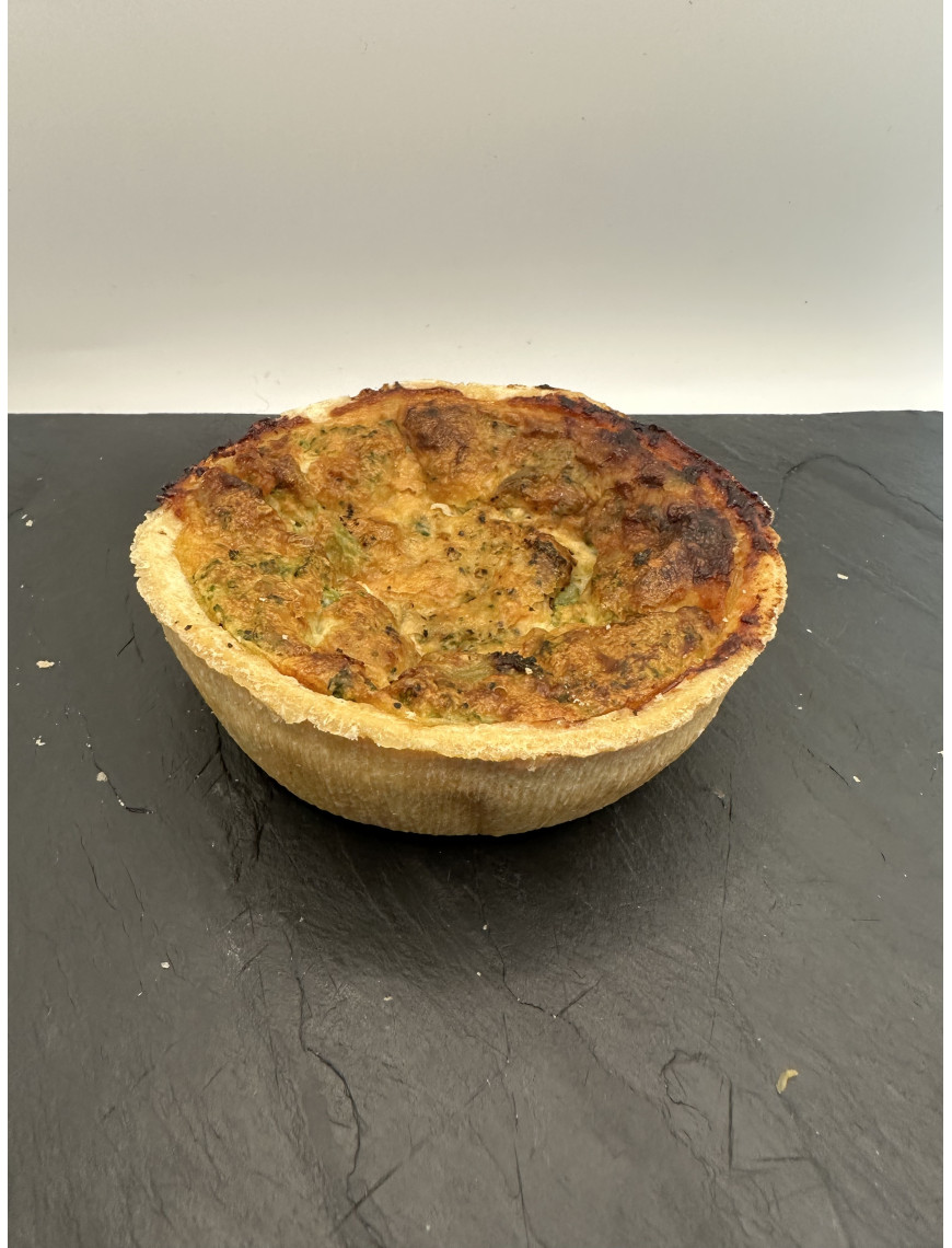 Broccoli and Stilton Quiche