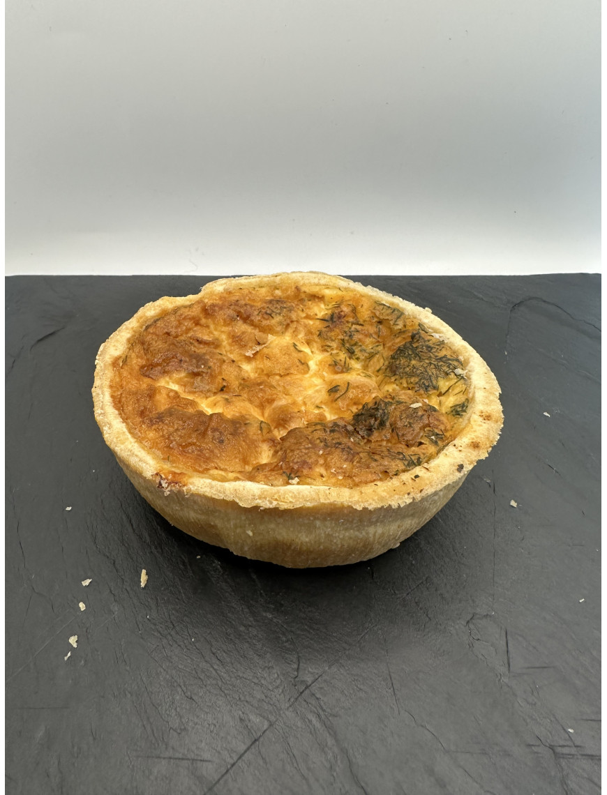 Smoked Salmon and Dill Quiche