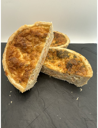 Smoked Salmon and Dill Quiche