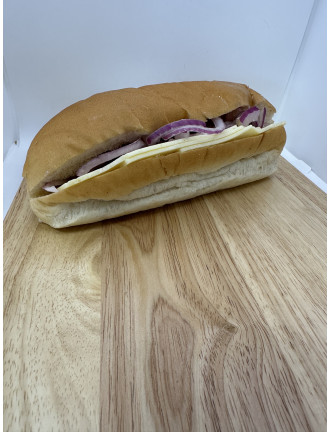 Cheese & Red Onion Sub