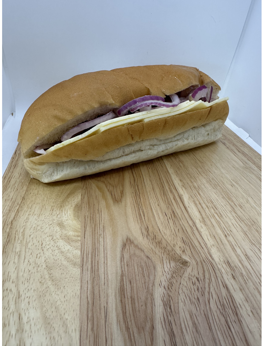 Cheese & Red Onion Sub