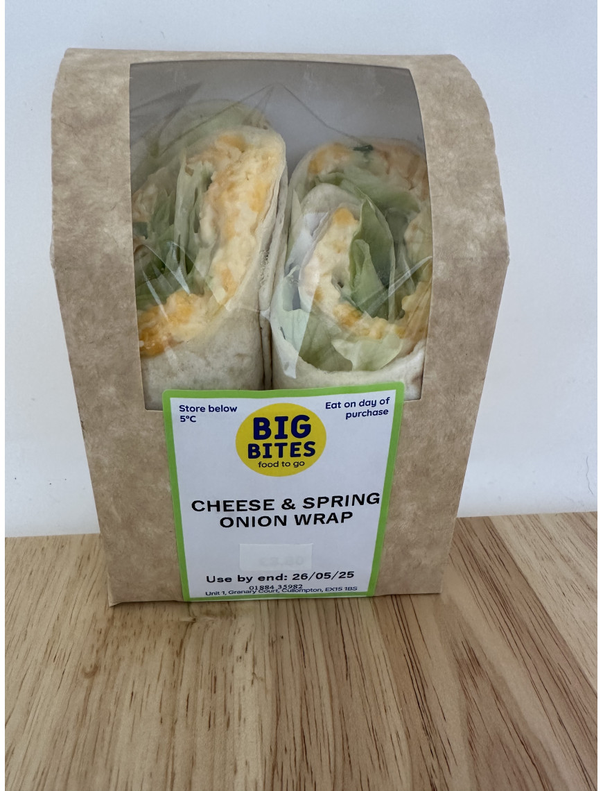 Cheese and Spring Onion Wrap